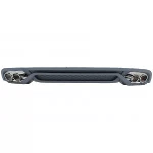 Rear Bumper Valance Diffuser & Exhaust Tips suitable for Audi A4 B8 Sedan Facelift (2012-2015)