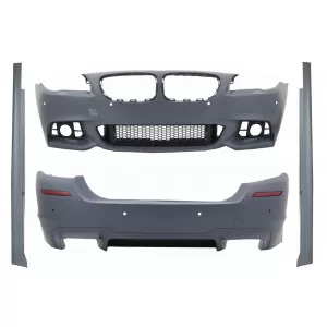 Body Kit suitable for BMW 5 Series F10 Sedan LCI (2015-2017) with Side Skirts and Fog Light Cover M-Tech Design