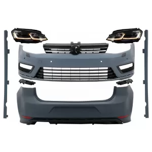 Complete Body Kit suitable for VW Golf 7 VII (2012-2017) With LED Headlights Sequential Dynamic Turning Lights R-line Look