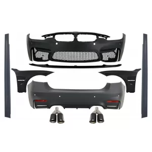 Body Kit with Front Fenders suitable for BMW F30 (2011-2019) EVO II M3 CS Style Without Fog Lamps
