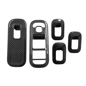 Car Window Glass Lift Switch Button Cover Trim suitable for Mercedes A-Class W177 V177 (2018-Up) LHD - CWGMBW177