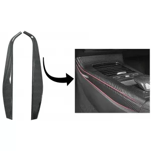Car Center Console Panel Side Decorative Trim Cover Suitable for Mercedes A-Class W177 V177 (2018-Up) Carbon - CPNDCMBW177