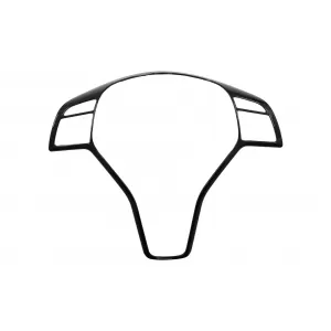 Car Steering Wheel Button Trim Frame Cover suitable for Mercedes W176 (13-15) W246 (12-18) W204 (08-15) W117 (13-16) W218 (11-18) W212 (10-16) X253 (15-18) X204 (09-15) X156 (13-20) Piano Black
