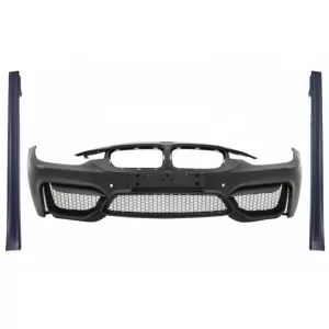 Front Bumper with Side Skirts suitable for BMW 3 Series F30 F31 Pre-LCI & LCI (2011-2018) M4 Design