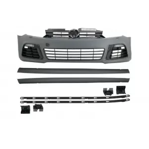 Front bumper suitable for VW Golf VI 6 Mk6 (2008-2013) R20 Look with Side Skirts