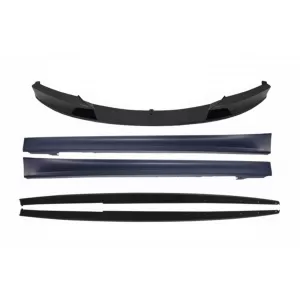 Front Bumper Spoiler with Side Skirts and Extensions suitable for BMW 3 Series F30 F31 Sedan Touring (2011-2018) M3 Design - COCBBMF30M3LMPBF
