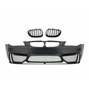 Front Bumper with Central Kidney Grilles suitable for BMW 5 Series E60 Sedan E61 Touring (2003-2010) M4 Design