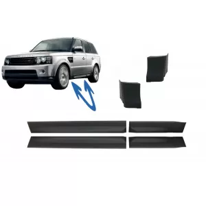 Set Lower Door Moldings suitable for Land Rover Sport L320 (2005-2013) with Wing Lower Moldings