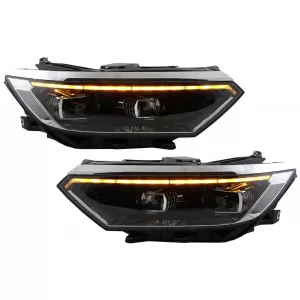 Headlights suitable for VW Passat B8 3G Facelift (2016-2019) LED 2020 Look with Sequential Dynamic Turning Lights
