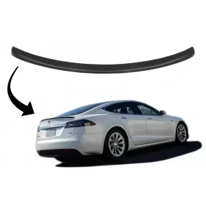 Trunk Spoiler suitable for Tesla Model S (2012-up) Real Carbon