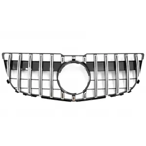 Front Grille suitable for Mercedes GLK-Class X204 Facelift (2013-2015) GT-R Panamericana Design Chrome