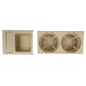 Holder Cup and Coin Box suitable for BMW 3 Series E46 (1998-2005) Beige - CHBME46BJ