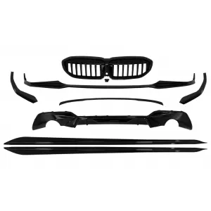 Complete Body Kit Extensions suitable for BMW 3 Series G20 Sedan (2018-2022) M Design Piano Black