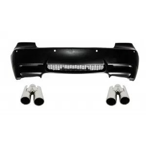 Rear Bumper suitable for BMW 3 Series E92 E93 (2006-2010) with Exhaust Muffler Tips M3 Design