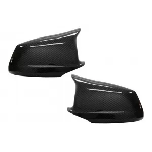 Mirror Covers suitable for BMW 5 Series F10 F11 F18 Non LCI (07.2010-2013) Carbon Look M Design