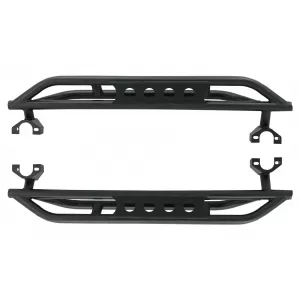 Running Boards Side Steps Nerf Bars suitable for Jeep Wrangler Rubicon JK (2007-2017) 2 Doors Iron