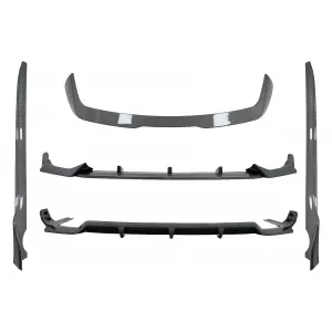 Aero Body Kit suitable for BMW X7 G07 (2018-2022) M-Tech Black Knight Design Carbon Fiber Look