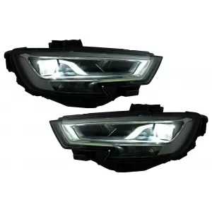 LED Headlights suitable for Audi A3 8V Facelift (2016-2019) Upgrade for Xenon