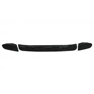 Front Bumper Spoiler Lip suitable for BMW X3 G01 (2018-Up) Piano Black - FBSBMX3M