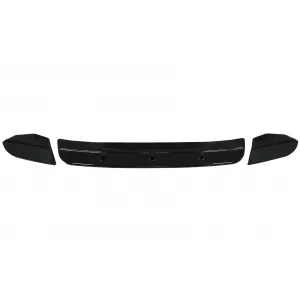 Front Bumper Spoiler Lip suitable for BMW X4 G02 (2018-Up) Piano Black