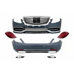 Conversion Body Kit with Taillights Full LED Sequential Dynamic Turning Lights suitable for Mercedes S-Class W222 (2013-2017) M-Design