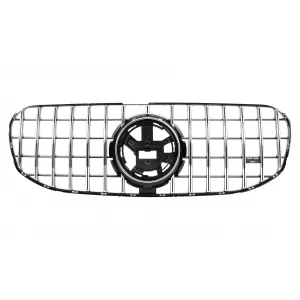 Front Grille suitable for Mercedes GLS SUV X167 (2019-2023) GT-R Panamericana Design Chrome