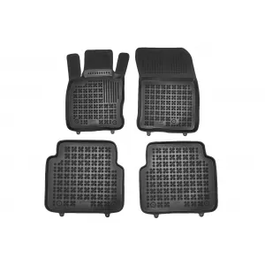 Floor Mats Rubber Black suitable for Ford KUGA MK III (2019-up)