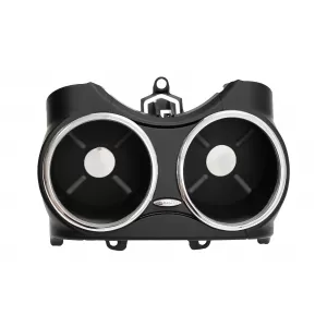Front Dual Cup Holder suitable for Mercedes CLS C219 W219 (2003-2010) Black - CHMBW219B
