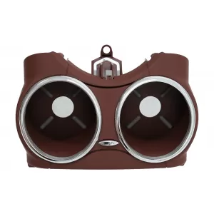 Front Dual Cup Holder suitable for Mercedes CLS C219 W219 (2003-2010) Red - CHMBW219R