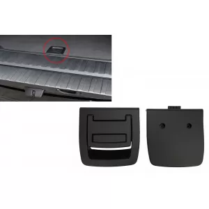 Interior Rear Trunk Mat Floor Carpet Handle Black suitable for BMW 5 Series E61 (2003-2010) X5 E70 (2007-2013) X6 E71 E72 (2008-2015) - RTHE70B