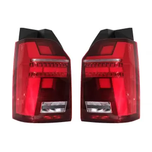 Full LED Taillights suitable for VW Transporter T6 (2015-2020) Dynamic Sequential Turning Light