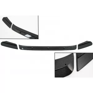 Front Bumper Spoiler Lip suitable for BMW X3M G01 X4M G02 (2018-2020) M Sport Carbon Look