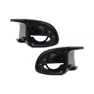 Mirror Covers suitable for BMW X3 G01 X3 G08 X4 G02 X5 G05 X6 G06 X7 G07 (2017-2020) M Sport Design Piano Black