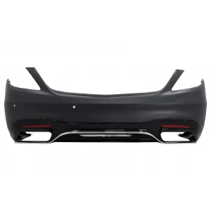 Rear Bumper suitable for Mercedes S-Class W222 Facelift (07.2017-08.2020) Sedan