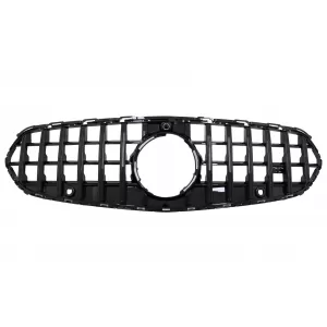 Front Grille suitable for Mercedes C-Class W206 Sedan S206 T-Modell (2021-Up) GT-R Panamericana Design Black