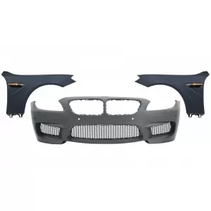 Front Bumper with Fenders suitable for BMW 6 Series F06 Gran Coupe F12 Cabrio F13 Coupe (2011-2017) M6 Design