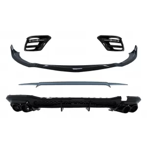 Aero Body Kit suitable for Mercedes S-Class W223 Limousine Sport Line (2020-up) Piano Black