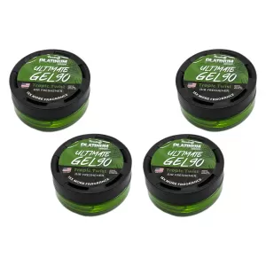 Paradise Fresh Air Ultimate Gel Air Freshener Platinum Series Odor Eliminating 4 Jars Tropic Twist