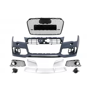 Front Bumper With Central Grille suitable for Audi A7 4G Pre-Facelift (2010-2014) RS7 Design