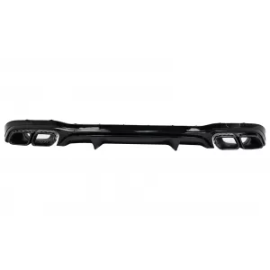 Rear Diffuser suitable for Mercedes E-Class W213 Facelift Sedan (2020-Up) E63 Design Piano Black