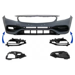 Side Grilles Cover Frames suitable for Mercedes A Class W176 (2012-2018) Facelift A45 Design