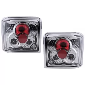 Taillights suitable for VW T4 Transporter Caravelle Multivan (1990-03.2003) Chrome