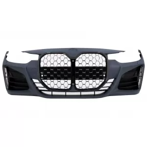Front Bumper suitable for BMW 3 Series F30 F31 Non LCI & LCI (2011-2018) Conversion to G80 M3 Design Grille - FBBMF30M3NL