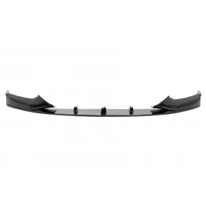 Front Bumper Spoiler Lip suitable for BMW 5 Series G30 Limousine G31 Touring (2017-2019) M Sport Design Piano Black