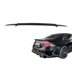 Trunk Spoiler suitable for Mercedes S-Class W223 Limousine (2020-up) Piano Black