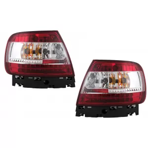 LED Taillights suitable for Audi A4 B5 8D (1994-2000) Limousine Red Clear