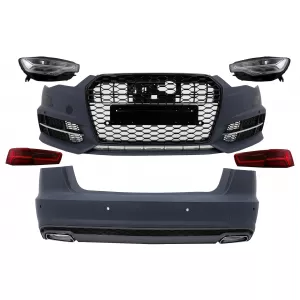 Complete Body Kit suitable for Audi A6 C7 4G Sedan (2011-2017) Conversion to 2018 Design
