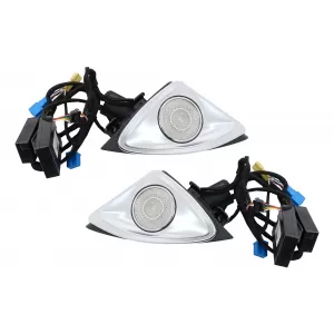 Front Door LED Rotary Tweeters 64 colors suitable for Mercedes E-Class W213 S213 (2016-2019) - TWT64CW213