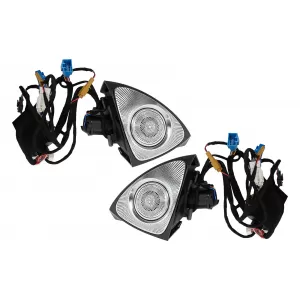 Front Door LED Rotary Tweeters 64 colors suitable for Mercedes C-Class W205 C205 S205 (2014-2018) - TWT64CRW05