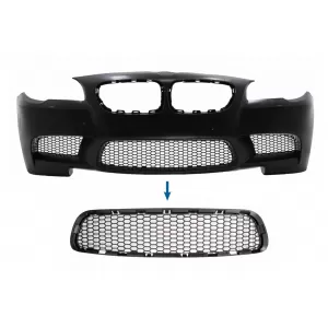 Front Bumper Central Lower Grille suitable for BMW 5 Series F10 F11 M5 (2009-2017)